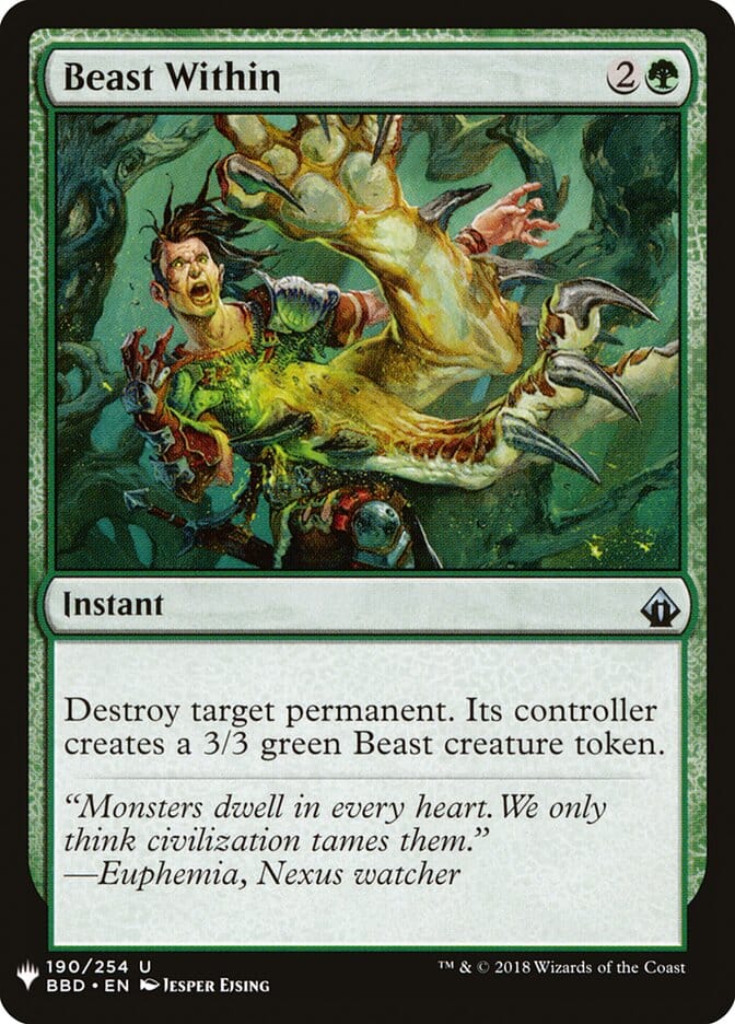 Beast Within [Mystery Booster] MTG Single Magic: The Gathering  | Multizone: Comics And Games