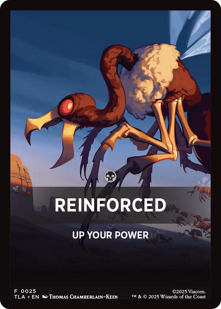 Reinforced Theme Card [Avatar: The Last Airbender Tokens] MTG Single Magic: The Gathering  | Multizone: Comics And Games
