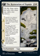 The Restoration of Eiganjo // Architect of Restoration (Extended Art) [Kamigawa: Neon Dynasty] MTG Single Magic: The Gathering  | Multizone: Comics And Games