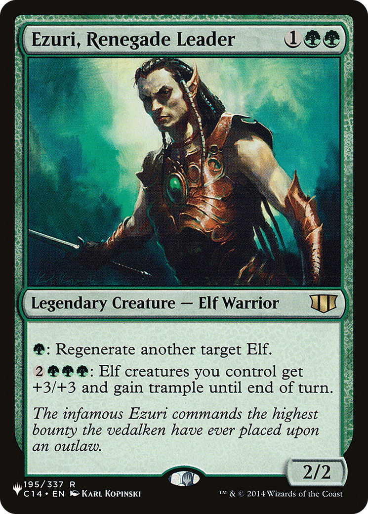 Ezuri, Renegade Leader [The List] MTG Single Magic: The Gathering  | Multizone: Comics And Games