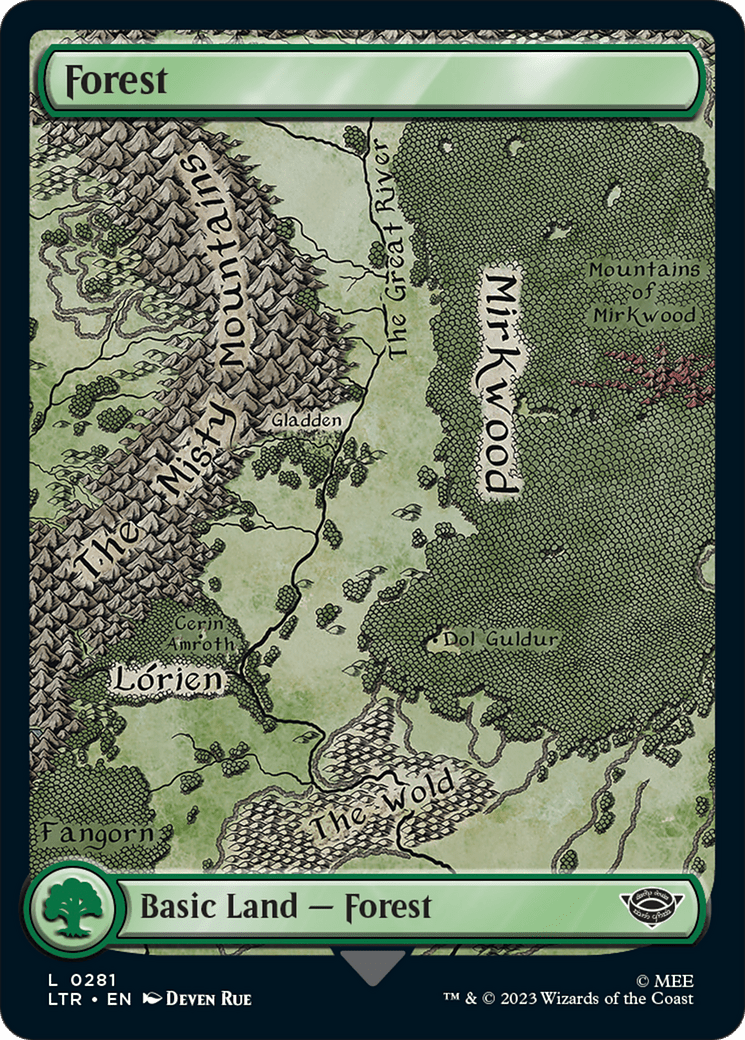 Forest (281) [The Lord of the Rings: Tales of Middle-Earth] MTG Single Magic: The Gathering  | Multizone: Comics And Games
