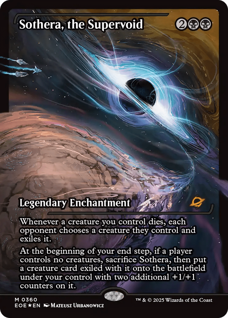Sothera, the Supervoid (Showcase) [Edge of Eternities] MTG Single Magic: The Gathering  | Multizone: Comics And Games