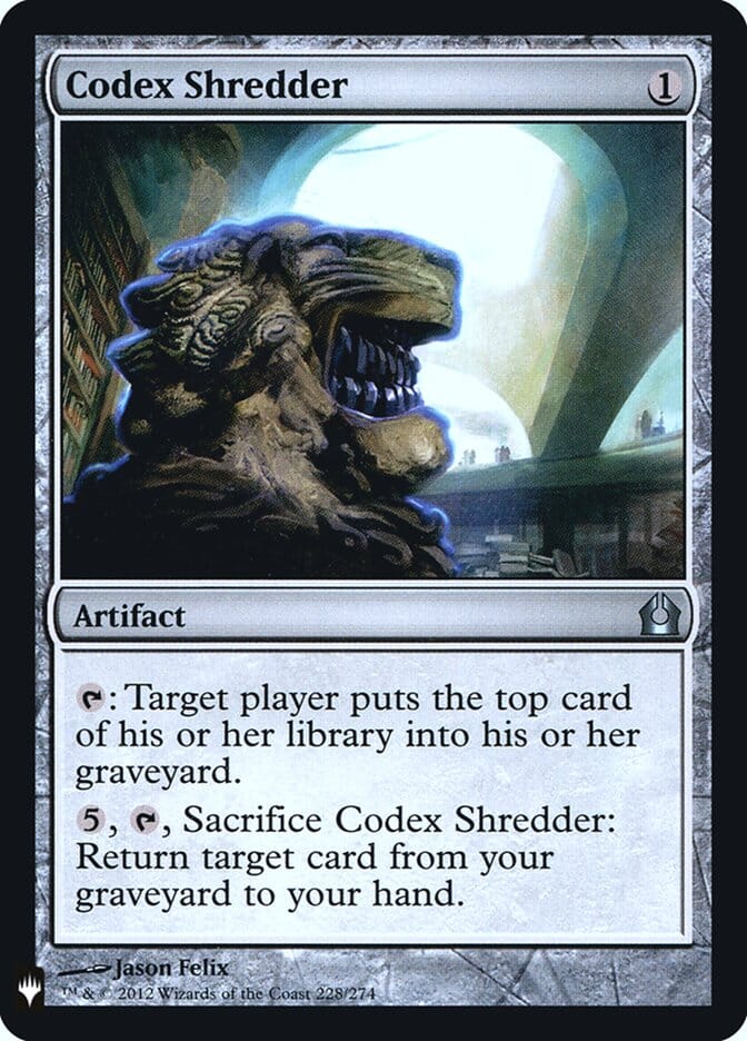 Codex Shredder [Mystery Booster] MTG Single Magic: The Gathering  | Multizone: Comics And Games