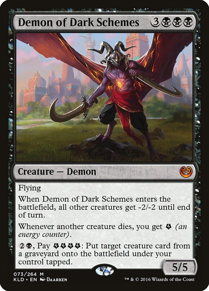 Demon of Dark Schemes [Kaladesh] MTG Single Magic: The Gathering  | Multizone: Comics And Games