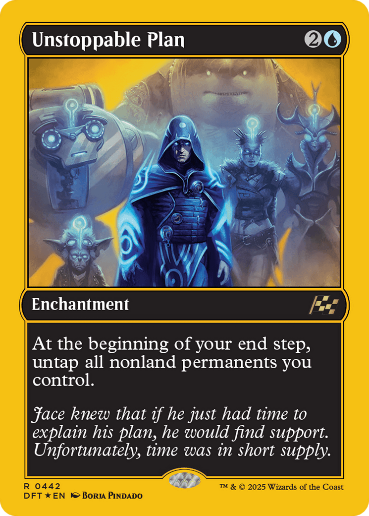 Unstoppable Plan (First-Place Foil) [Aetherdrift] MTG Single Magic: The Gathering  | Multizone: Comics And Games