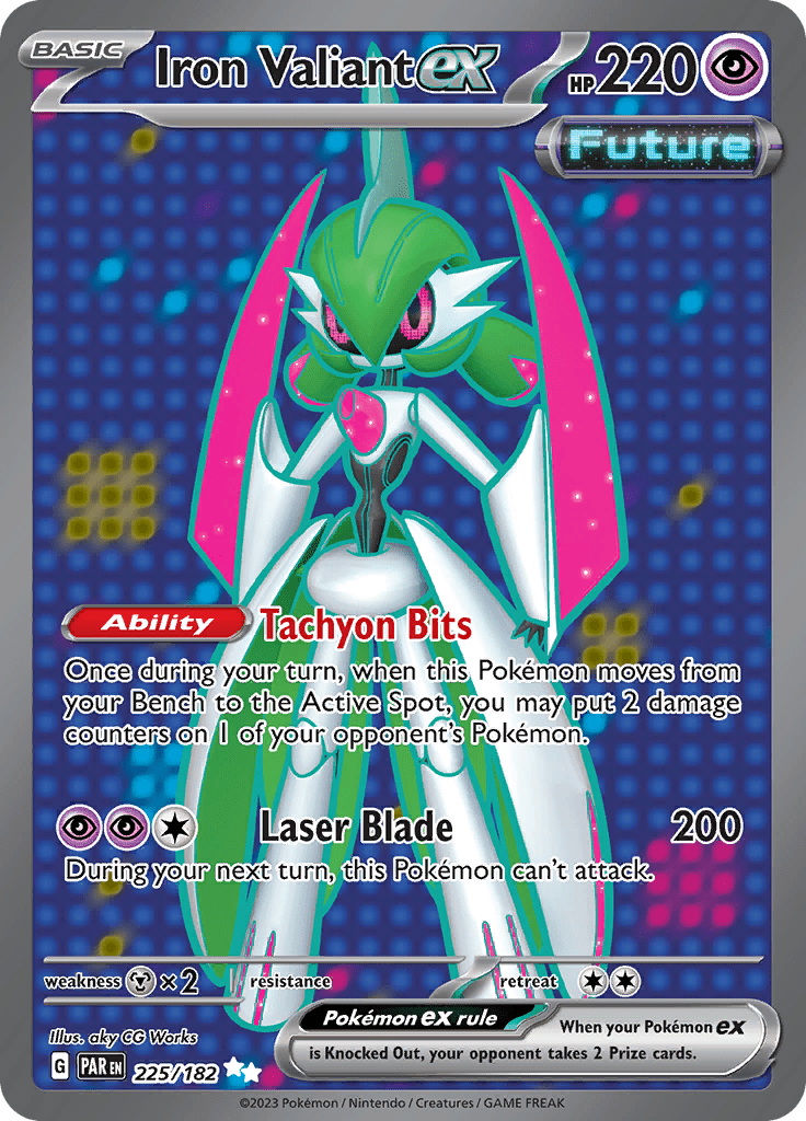 Iron Valiant ex (225/182) [Scarlet & Violet: Paradox Rift] Pokemon Single Pokémon  | Multizone: Comics And Games