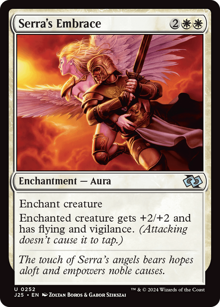 Serra's Embrace [Foundations Jumpstart] MTG Single Magic: The Gathering  | Multizone: Comics And Games