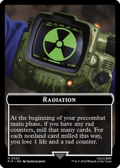 Radiation // Clue Double-Sided Token [Fallout Tokens] MTG Single Magic: The Gathering  | Multizone: Comics And Games