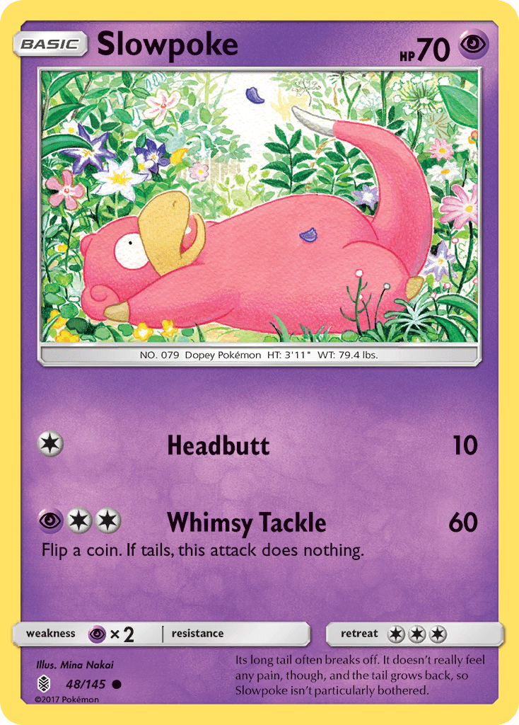 Slowpoke (48/145) [Sun & Moon: Guardians Rising] Pokemon Single Pokémon  | Multizone: Comics And Games