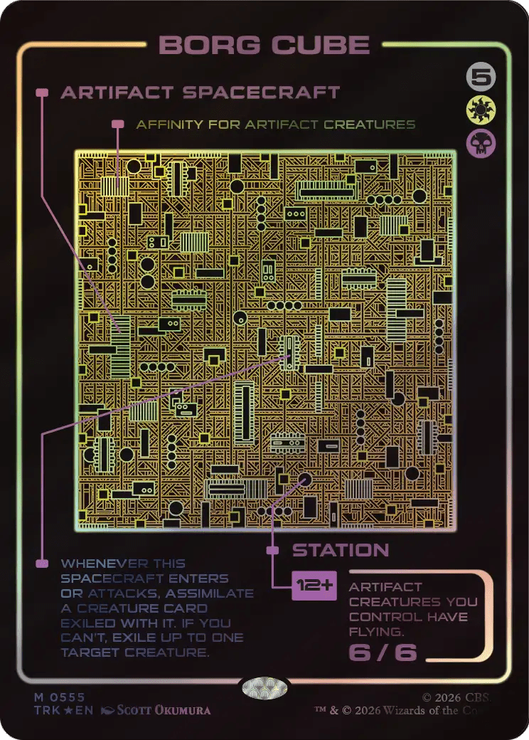 Borg Cube (Showcase) [Star Trek] MTG Single Magic: The Gathering  | Multizone: Comics And Games