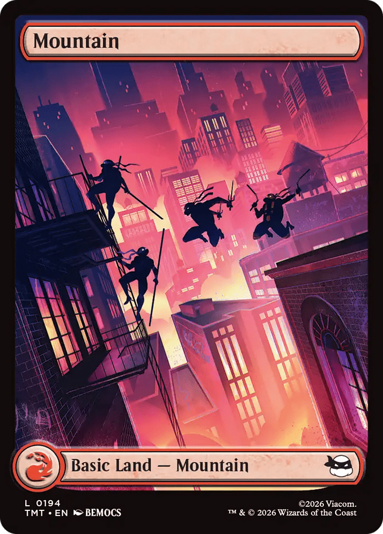 Mountain (0194) [Teenage Mutant Ninja Turtles] MTG Single Magic: The Gathering  | Multizone: Comics And Games