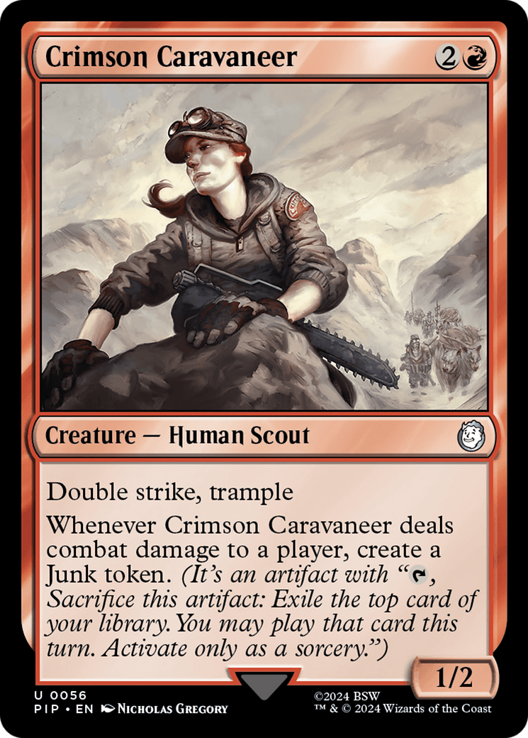 Crimson Caravaneer [Fallout] MTG Single Magic: The Gathering  | Multizone: Comics And Games