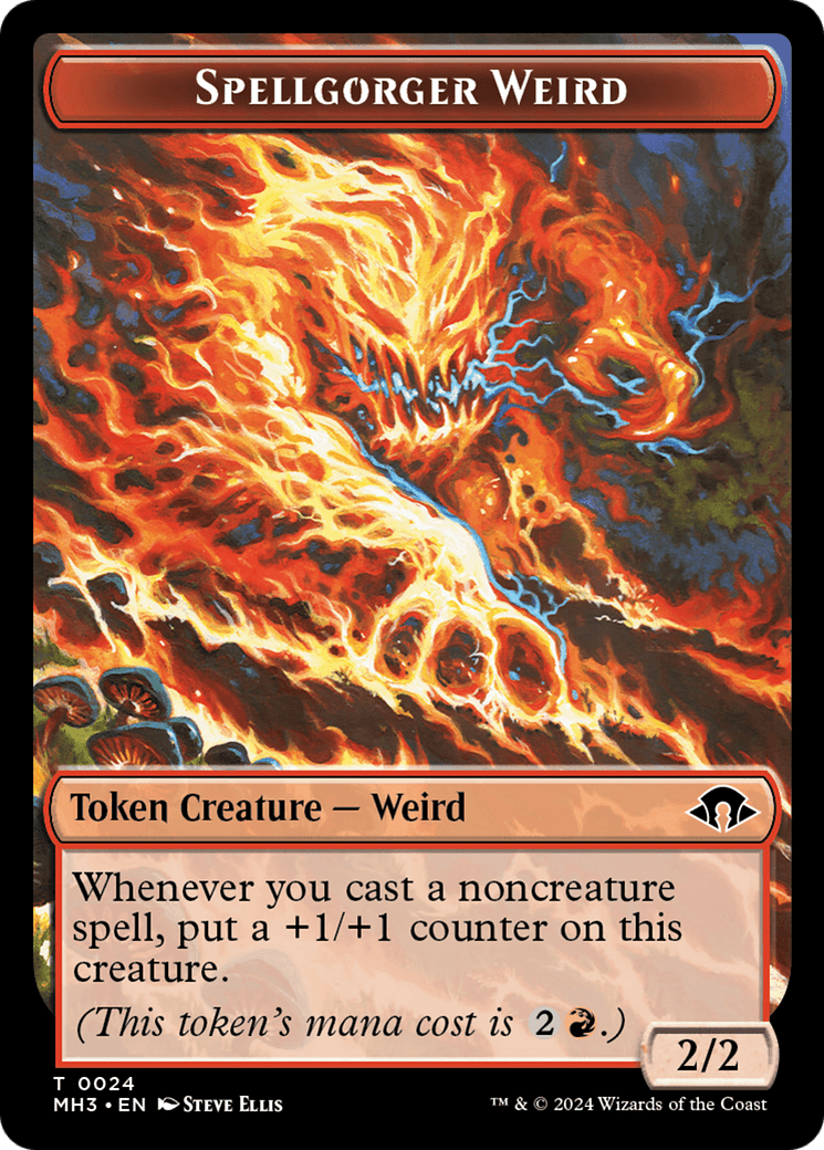 Eldrazi Spawn // Spellgorger Weird Double-Sided Token [Modern Horizons 3 Tokens] MTG Single Magic: The Gathering  | Multizone: Comics And Games