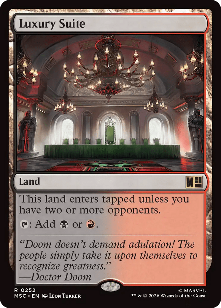 Luxury Suite [Marvel Super Heroes Commander] MTG Single Magic: The Gathering  | Multizone: Comics And Games