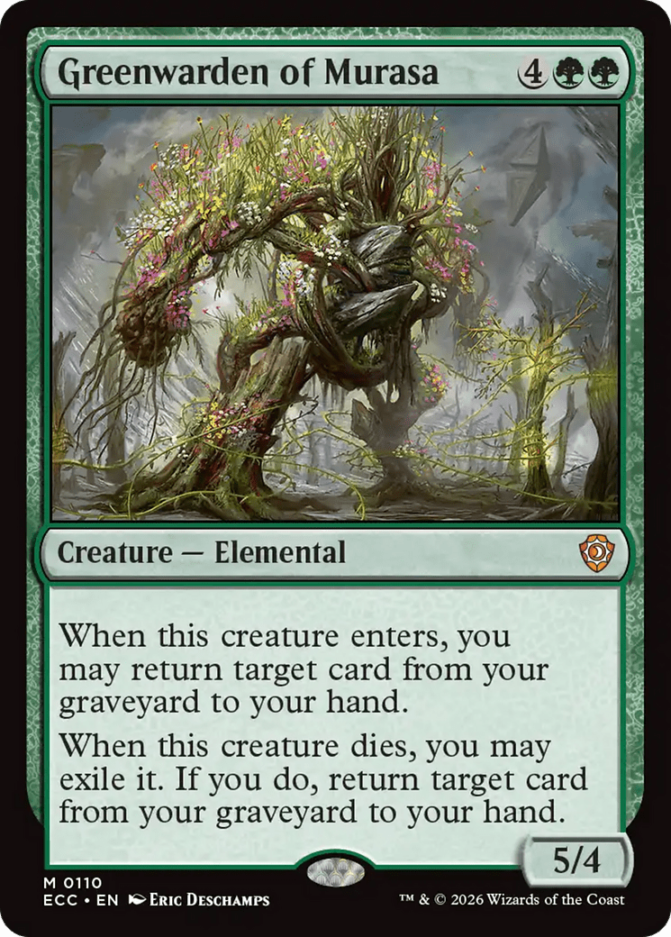 Greenwarden of Murasa [Lorwyn Eclipsed Commander] MTG Single Magic: The Gathering  | Multizone: Comics And Games