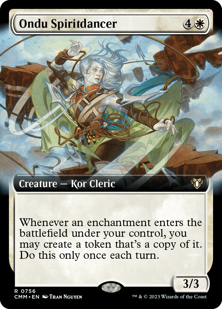 Ondu Spiritdancer (Extended Art) [Commander Masters] MTG Single Magic: The Gathering  | Multizone: Comics And Games