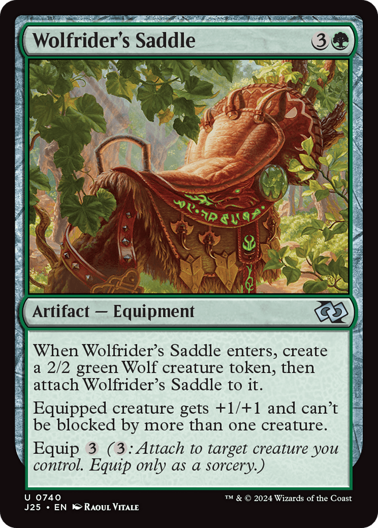 Wolfrider's Saddle [Foundations Jumpstart] MTG Single Magic: The Gathering  | Multizone: Comics And Games