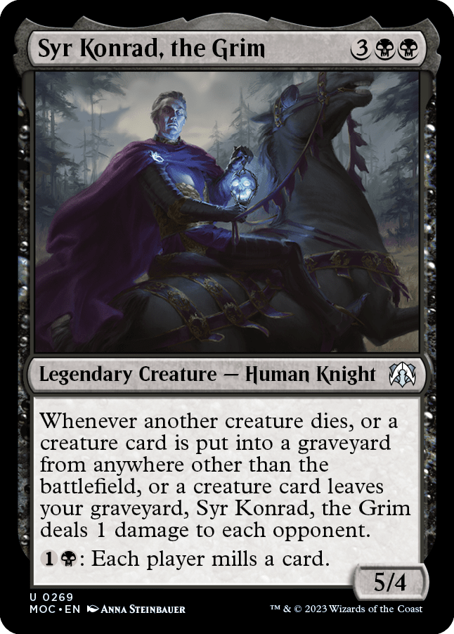 Syr Konrad, the Grim [March of the Machine Commander] MTG Single Magic: The Gathering  | Multizone: Comics And Games