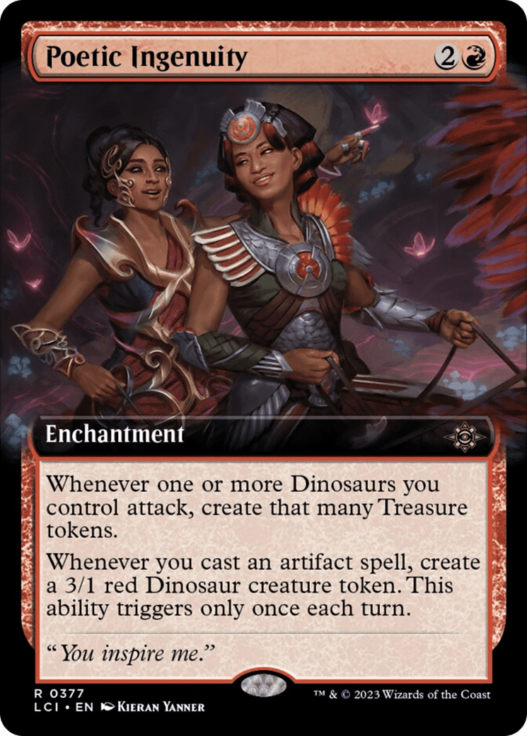 Poetic Ingenuity (Extended Art) [The Lost Caverns of Ixalan] MTG Single Magic: The Gathering  | Multizone: Comics And Games