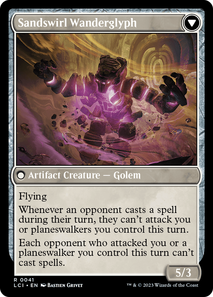 Unstable Glyphbridge // Sandswirl Wanderglyph [The Lost Caverns of Ixalan Prerelease Cards] MTG Single Magic: The Gathering  | Multizone: Comics And Games