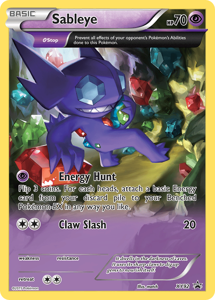 Sableye (XY92) [XY: Black Star Promos] Pokemon Single Pokémon  | Multizone: Comics And Games