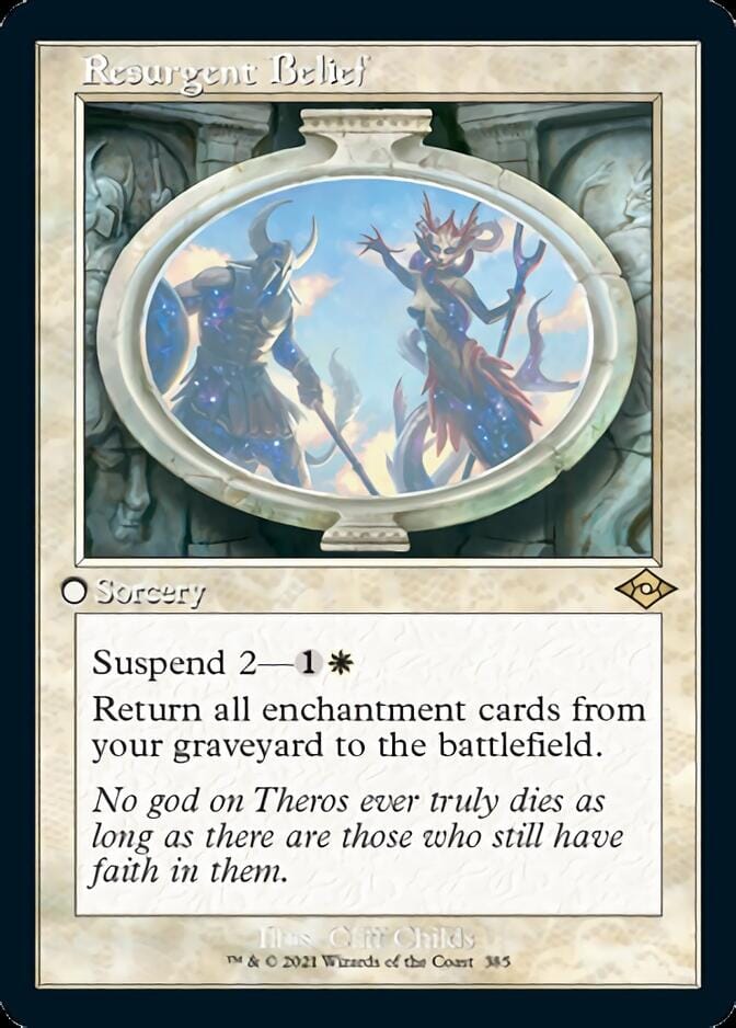 Resurgent Belief (Retro) [Modern Horizons 2] MTG Single Magic: The Gathering  | Multizone: Comics And Games