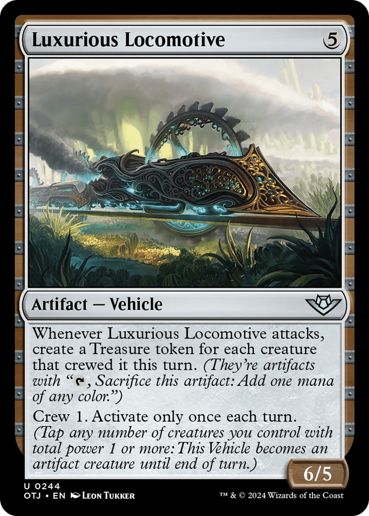 Luxurious Locomotive [Outlaws of Thunder Junction] MTG Single Magic: The Gathering  | Multizone: Comics And Games