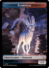 Elemental (22) // Elemental (9) Double-Sided Token [March of the Machine Commander Tokens] MTG Single Magic: The Gathering  | Multizone: Comics And Games