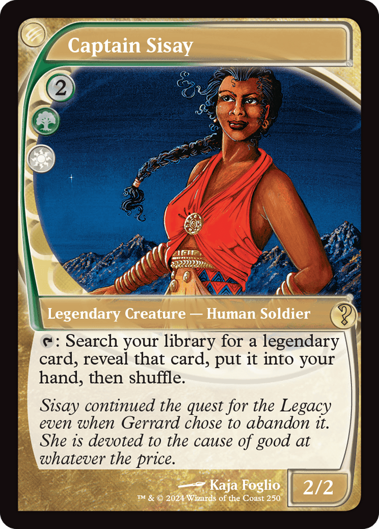 Captain Sisay (Future Sight) [Mystery Booster 2] MTG Single Magic: The Gathering  | Multizone: Comics And Games