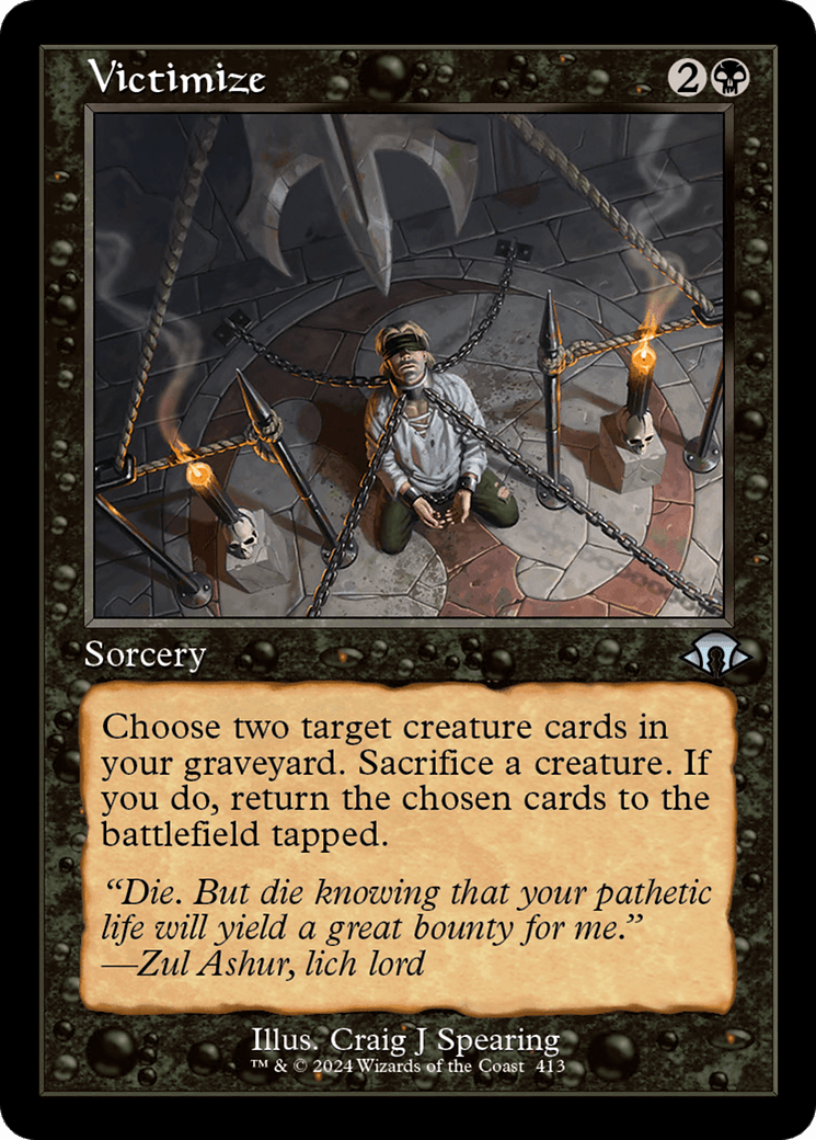 Victimize (Retro) [Modern Horizons 3] MTG Single Magic: The Gathering  | Multizone: Comics And Games