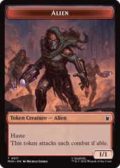 Wall // Alien Double-Sided Token [Marvel Super Heroes Tokens] MTG Single Magic: The Gathering  | Multizone: Comics And Games