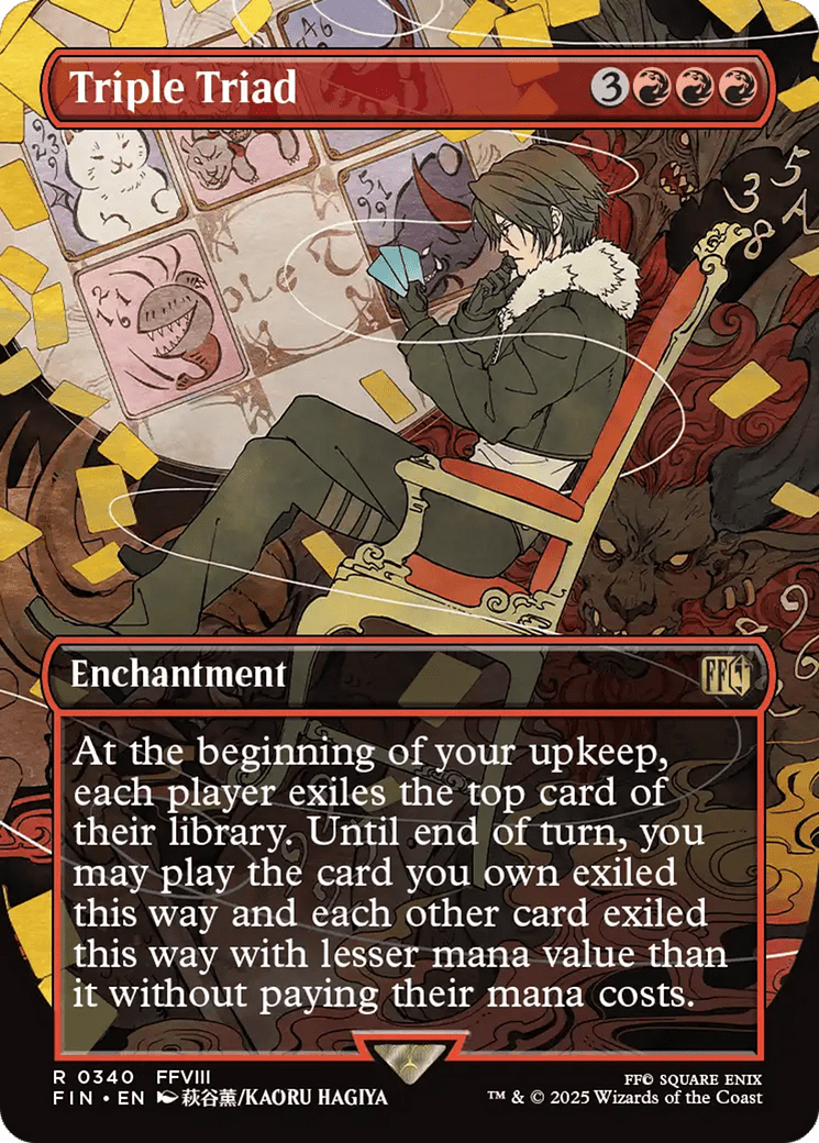 Triple Triad (Borderless) [FINAL FANTASY] MTG Single Magic: The Gathering  | Multizone: Comics And Games