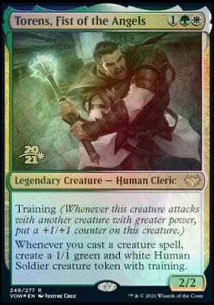 Torens, Fist of the Angels [Innistrad: Crimson Vow Prerelease Promos] MTG Single Magic: The Gathering  | Multizone: Comics And Games
