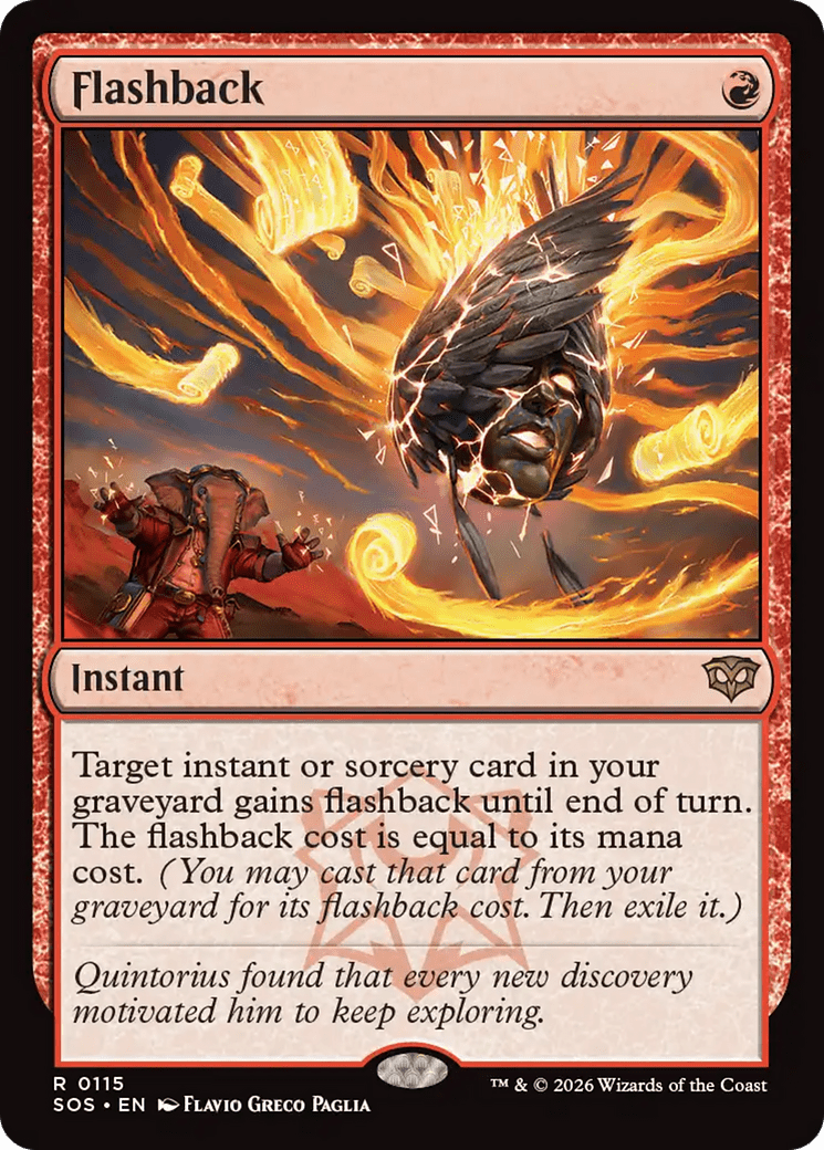 Flashback [Secrets of Strixhaven] MTG Single Magic: The Gathering  | Multizone: Comics And Games