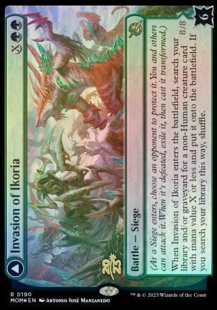 Invasion of Ikoria // Zilortha, Apex of Ikoria [March of the Machine Prerelease Promos] MTG Single Magic: The Gathering  | Multizone: Comics And Games
