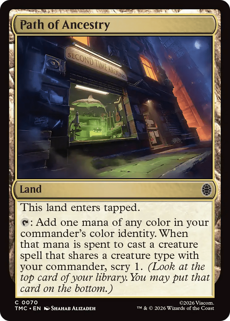 Path of Ancestry [Teenage Mutant Ninja Turtles Commander] MTG Single Magic: The Gathering  | Multizone: Comics And Games