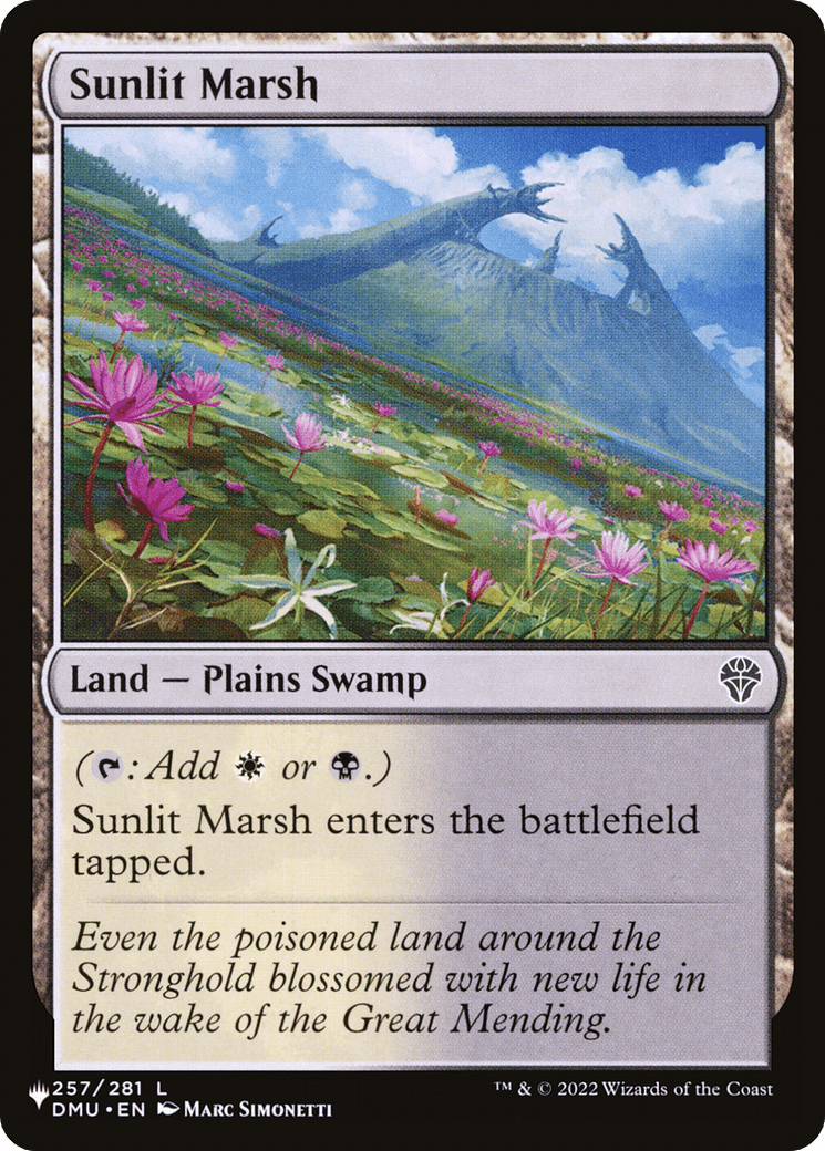 Sunlit Marsh [The List] MTG Single Magic: The Gathering  | Multizone: Comics And Games