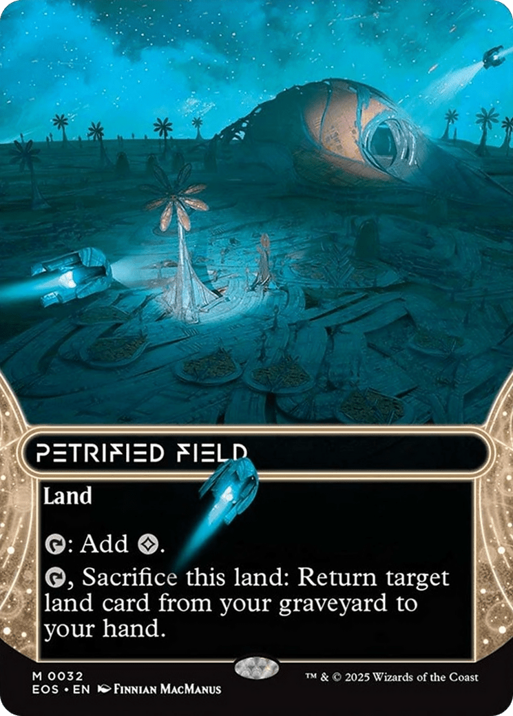 Petrified Field (0032) (Borderless) [Edge of Eternities: Stellar Sights] MTG Single Magic: The Gathering  | Multizone: Comics And Games