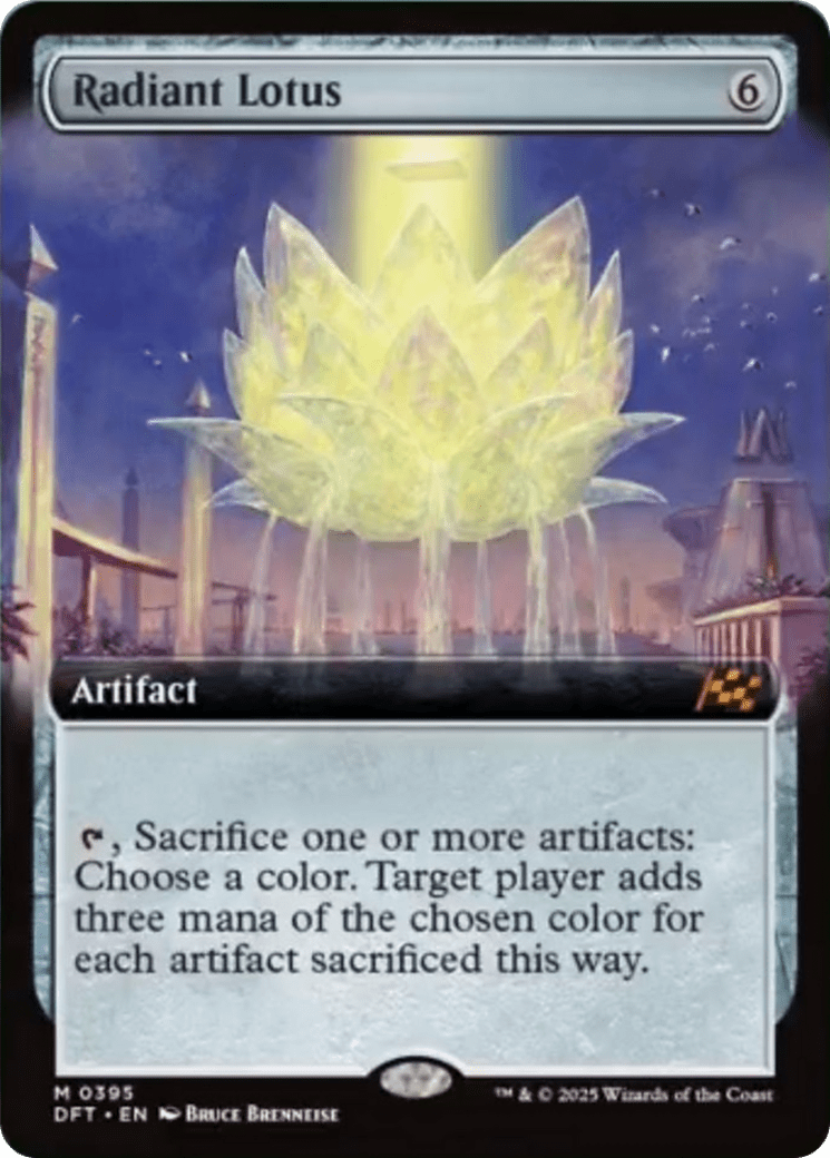 Radiant Lotus (Extended Art) [Aetherdrift] MTG Single Magic: The Gathering  | Multizone: Comics And Games