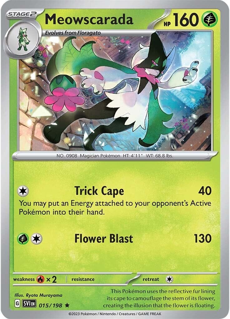 Meowscarada (015/198) [Scarlet & Violet: Base Set] Pokemon Single Pokémon  | Multizone: Comics And Games