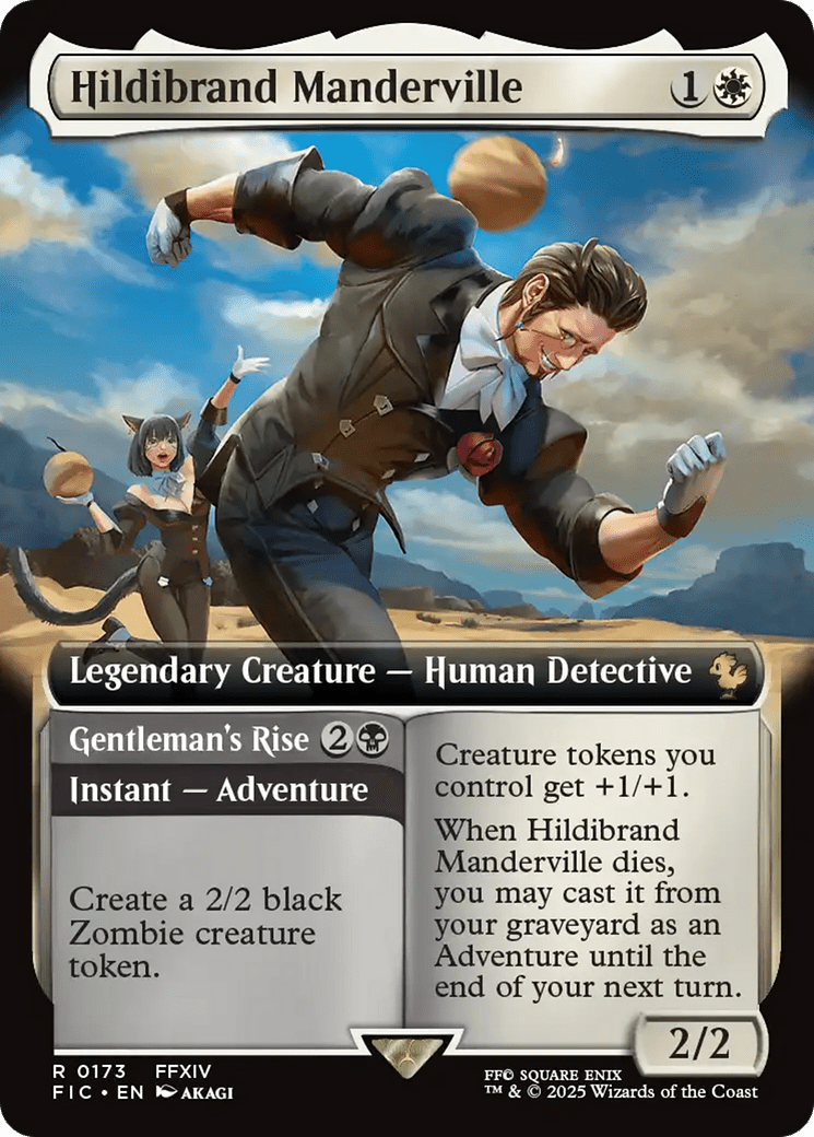 Hildibrand Manderville // Gentleman's Rise (Extended Art) [FINAL FANTASY Commander] MTG Single Magic: The Gathering  | Multizone: Comics And Games