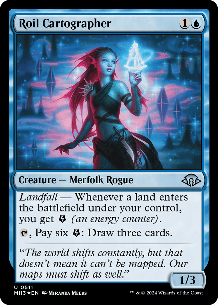 Roil Cartographer (Ripple Foil) [Modern Horizons 3] MTG Single Magic: The Gathering  | Multizone: Comics And Games