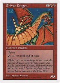 Shivan Dragon (Oversized) [Oversize Cards] MTG Single Magic: The Gathering  | Multizone: Comics And Games