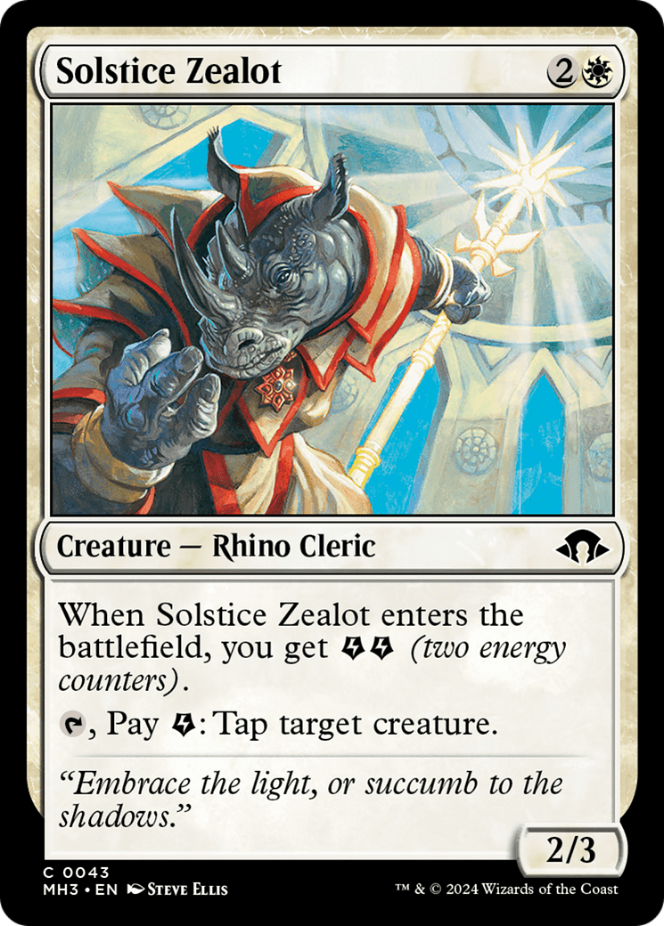 Solstice Zealot [Modern Horizons 3] MTG Single Magic: The Gathering  | Multizone: Comics And Games