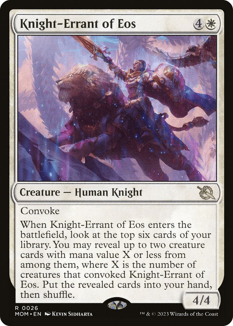 Knight-Errant of Eos [March of the Machine] MTG Single Magic: The Gathering  | Multizone: Comics And Games