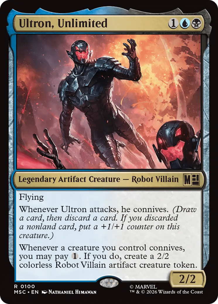 Ultron, Unlimited [Marvel Super Heroes Commander] MTG Single Magic: The Gathering  | Multizone: Comics And Games