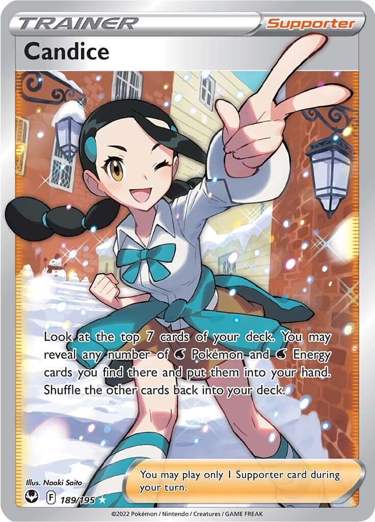 Candice (189/195) [Sword & Shield: Silver Tempest] Pokemon Single Pokémon  | Multizone: Comics And Games