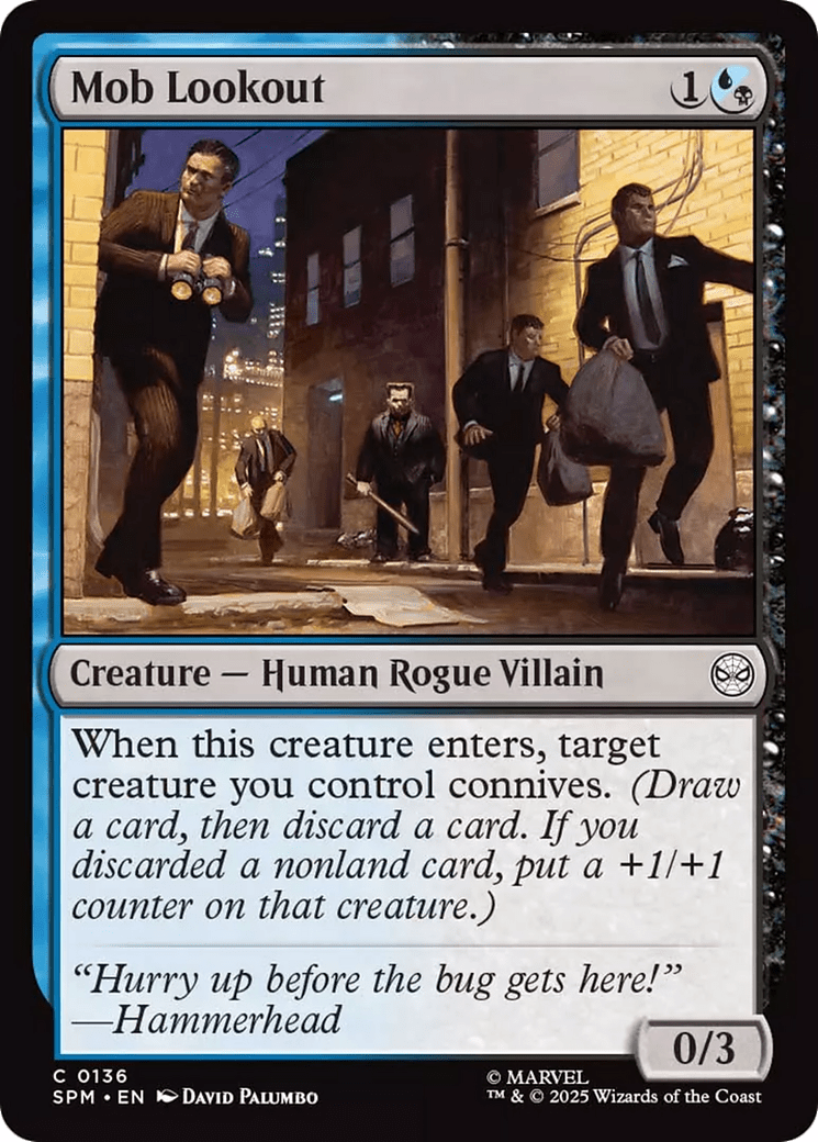 Mob Lookout [Marvel's Spider-Man] MTG Single Magic: The Gathering  | Multizone: Comics And Games