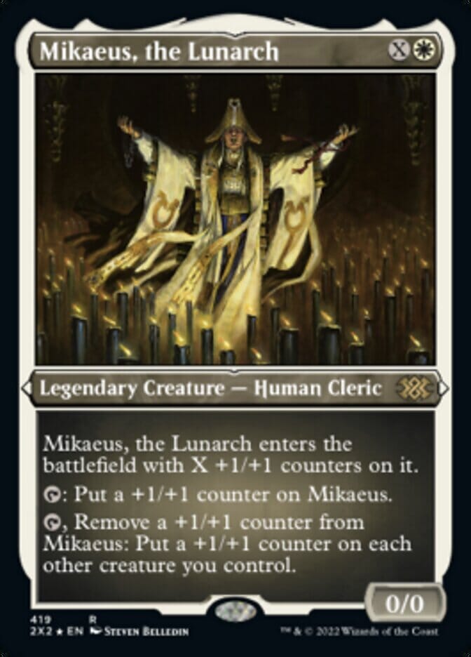 Mikaeus, the Lunarch (Foil Etched) [Double Masters 2022] MTG Single Magic: The Gathering  | Multizone: Comics And Games