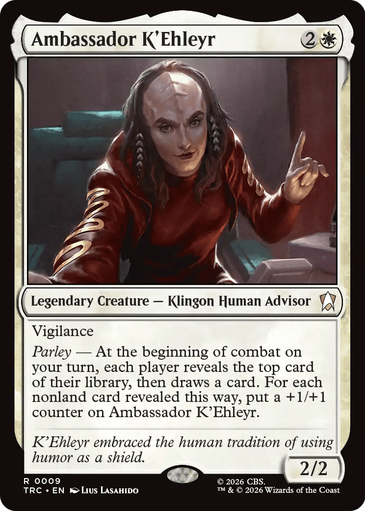 Ambassador K'Ehleyr [Star Trek Commander] MTG Single Magic: The Gathering  | Multizone: Comics And Games
